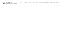 Tablet Screenshot of counselingandcoachingcenter.com